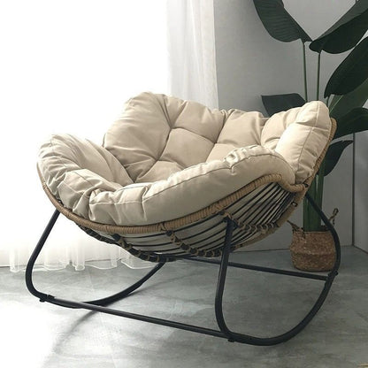 Luxury Rattan Rocking Chair