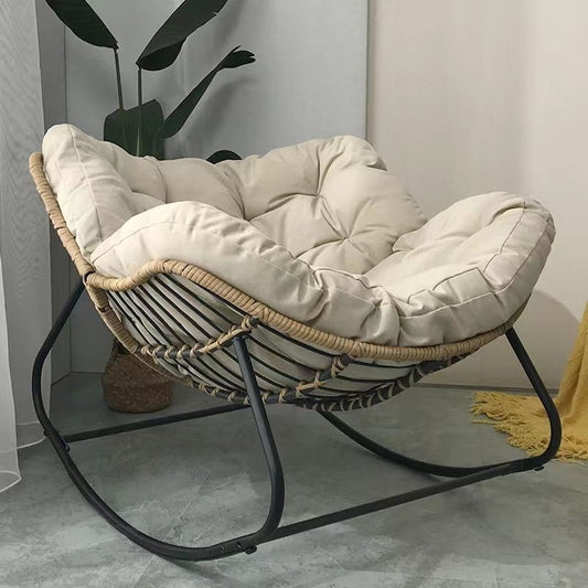 Luxury Rattan Rocking Chair